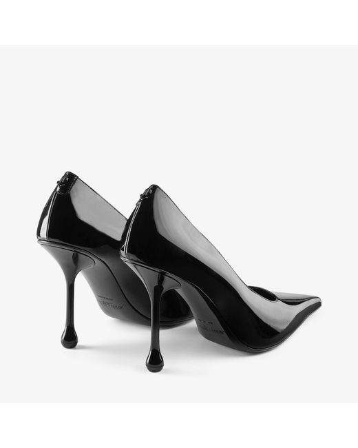 Jimmy Choo Black Ixia 95 Patent Leather Pumps