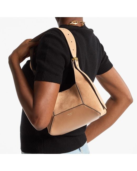 Jimmy Choo Natural Diamond Hobo Small