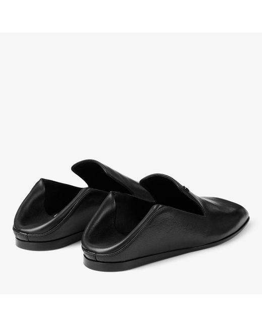Jimmy Choo Black Eliot Slipper for men