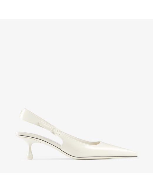 Jimmy Choo White Amel 50