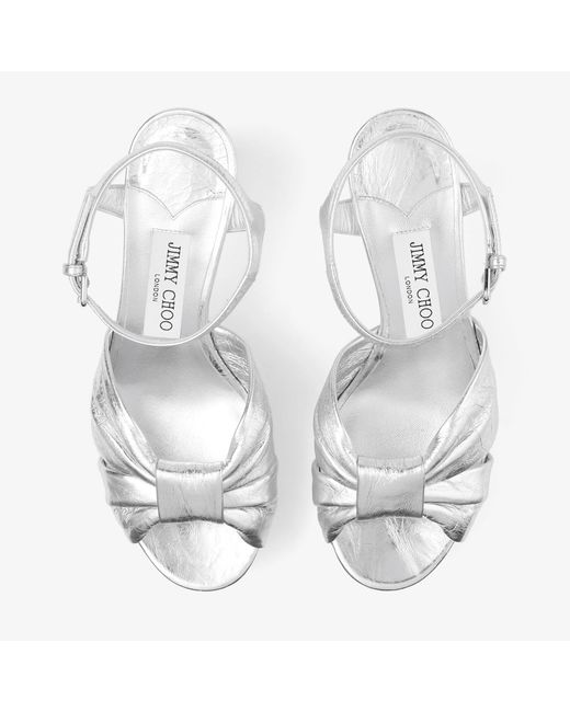 Jimmy Choo Metallic Heloise 80