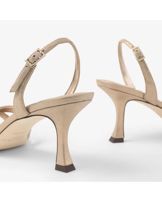 Jimmy Choo Metallic Elsy 70