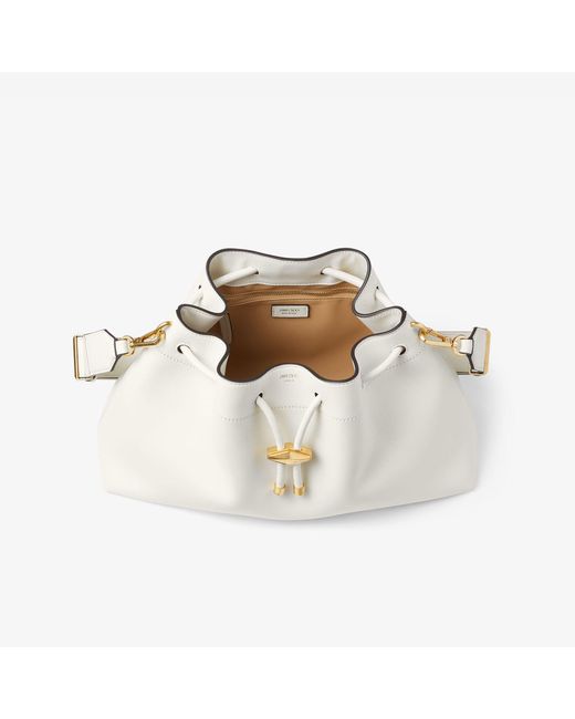 Jimmy Choo White Cinch Medium