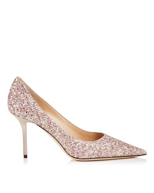 Jimmy Choo Love 85 Glitter Pumps | Lyst