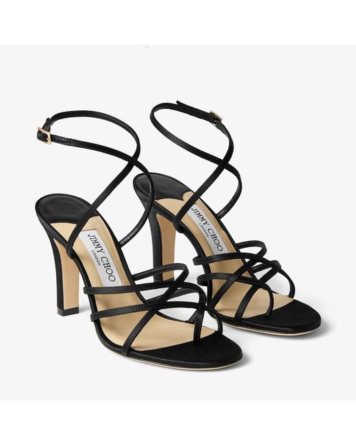 Jimmy Choo Black Strappy