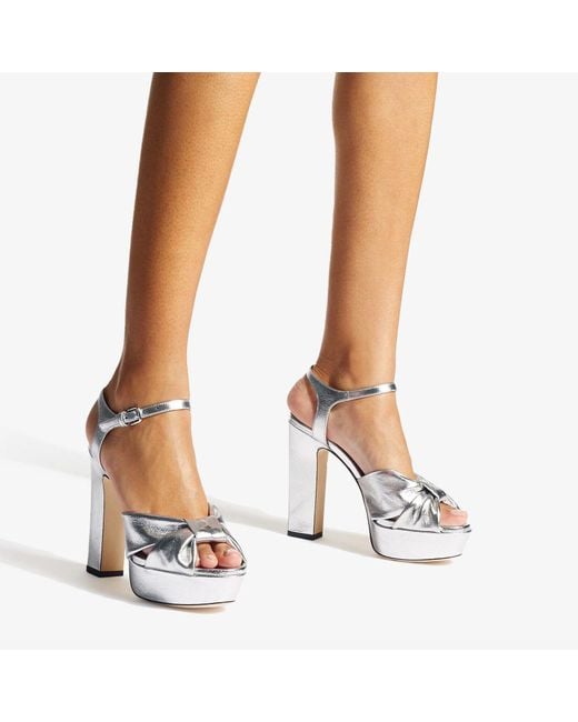 Jimmy Choo Metallic Heloise 120