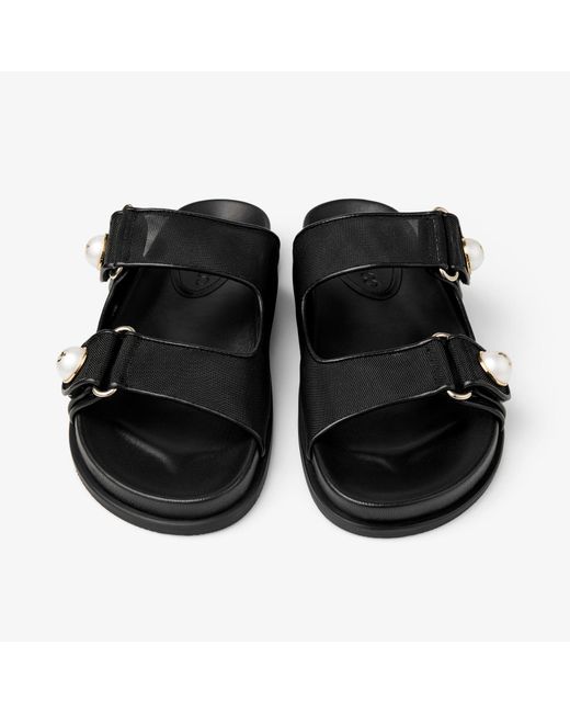 Jimmy Choo Black Fayence Sandal
