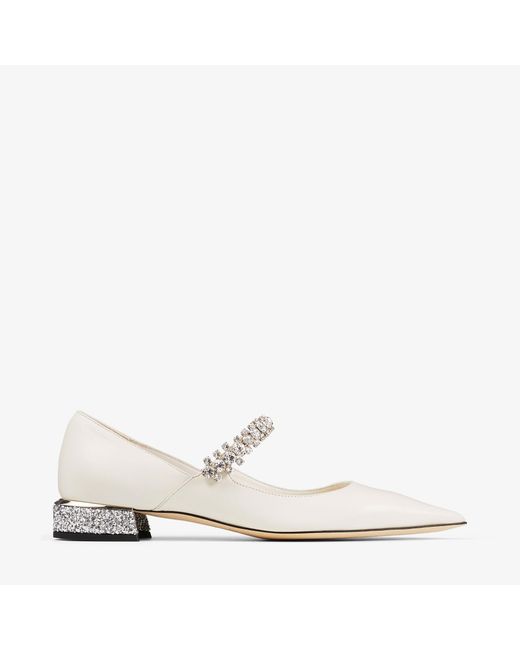 Bing Pump Flat Jimmy Choo en coloris White