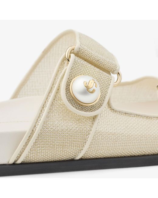 Jimmy Choo Natural Fayence Sandal