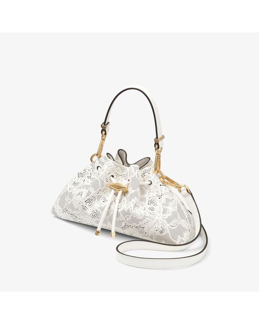 Jimmy Choo White Cinch Small
