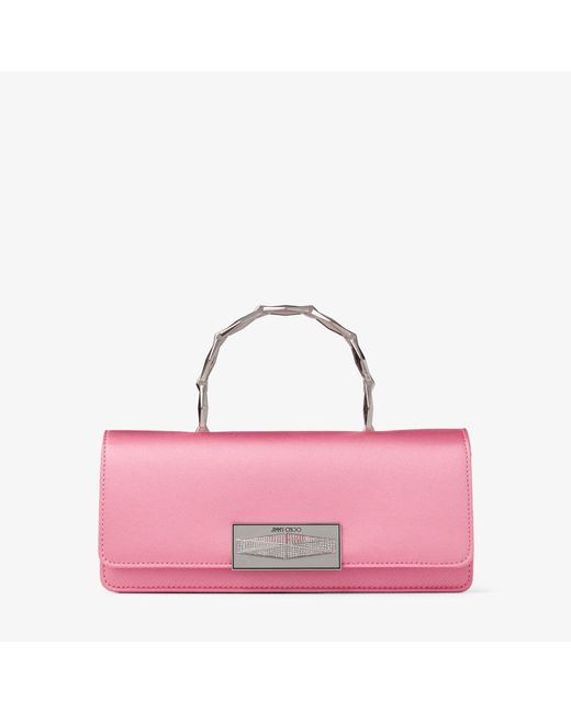 Jimmy Choo Pink Diamond Chain-handle Bag