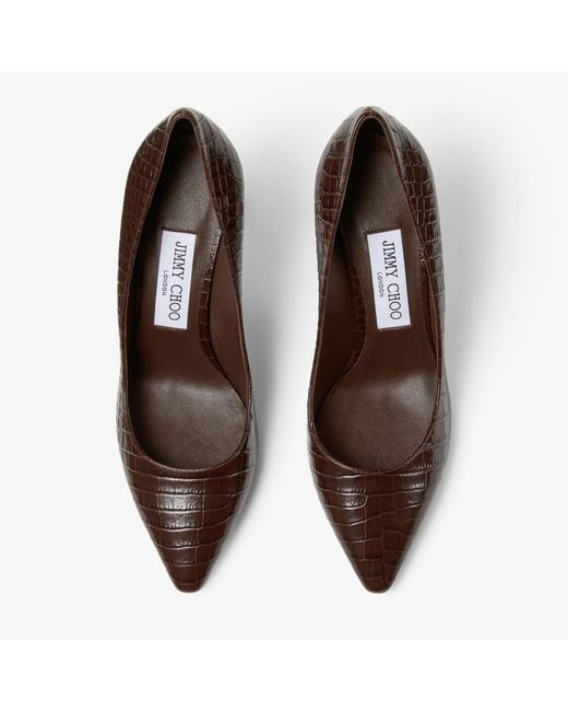 Jimmy Choo Brown Romy 85