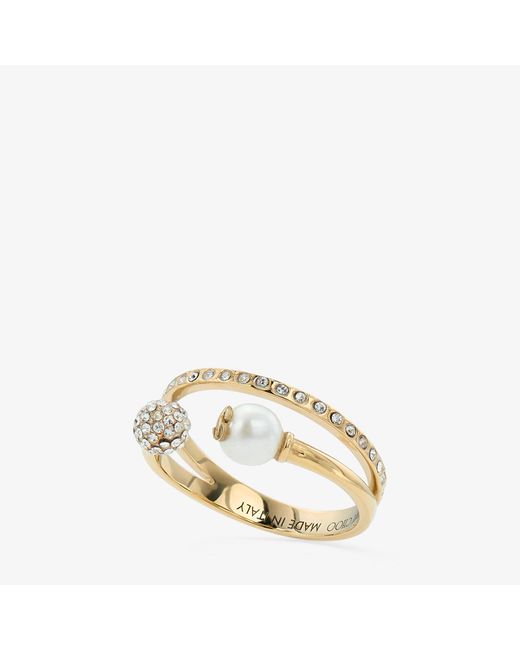 Jimmy Choo Metallic Double Ring