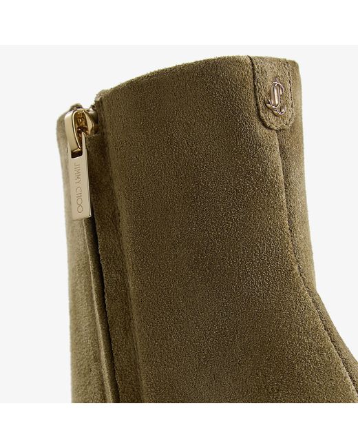 Jimmy Choo Green Frankie Ankle Boot 85