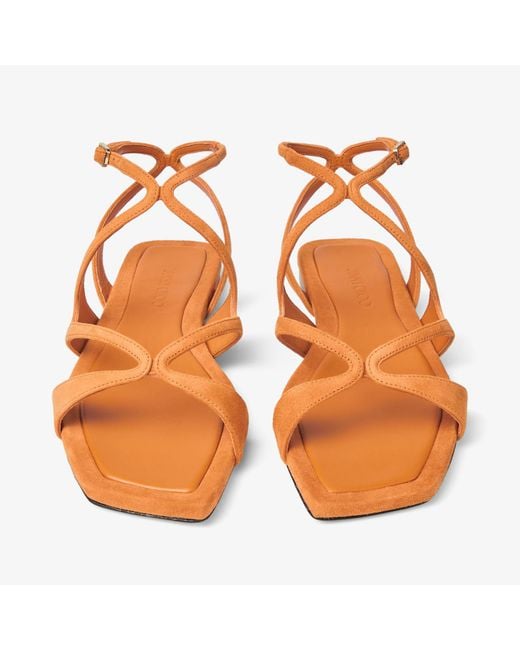 Jimmy Choo Brown Ayla Flat