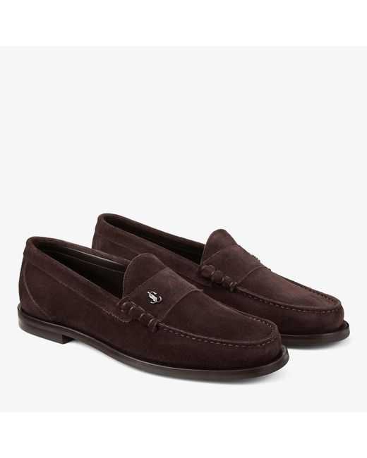 Jimmy Choo Brown Ethan Loafer for men