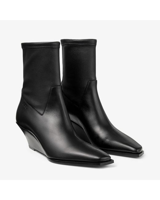 Jimmy Choo Black Hadley Ankle Boot 60