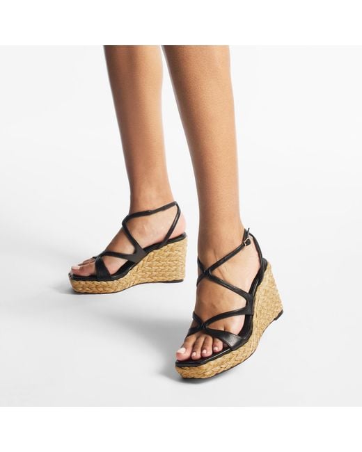 Jimmy Choo Metallic Ayla 85