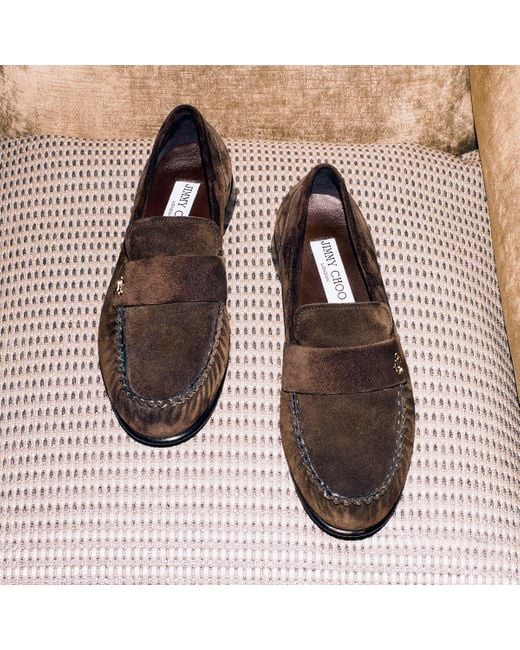 Jimmy Choo Brown Ellis Loafer F
