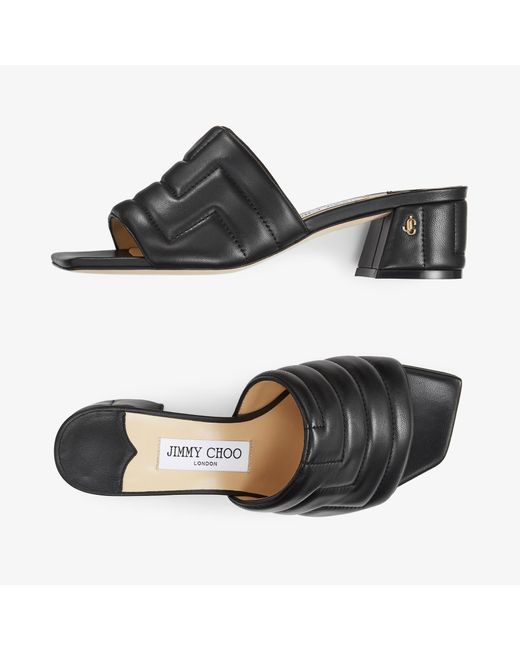 Jimmy Choo Themis 45 in Black | Lyst