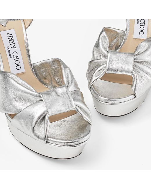 Jimmy Choo Metallic Heloise 120