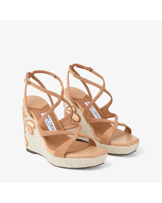 Jimmy Choo Metallic Ayla 110