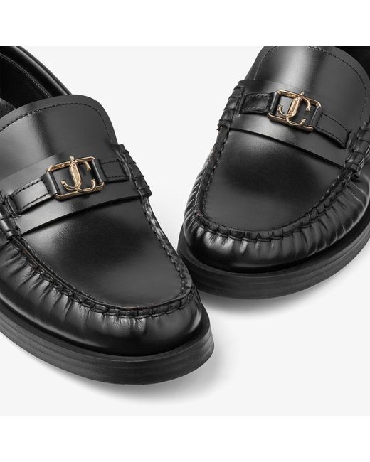 Jimmy Choo Black Addie Loafer
