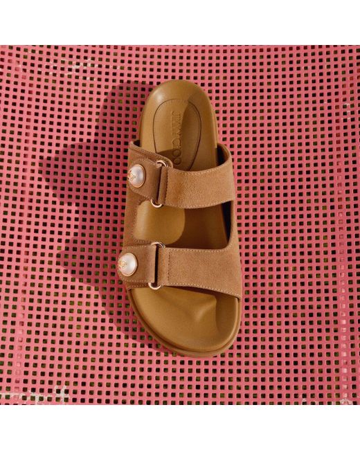 Fayence sandal Jimmy Choo en coloris Brown