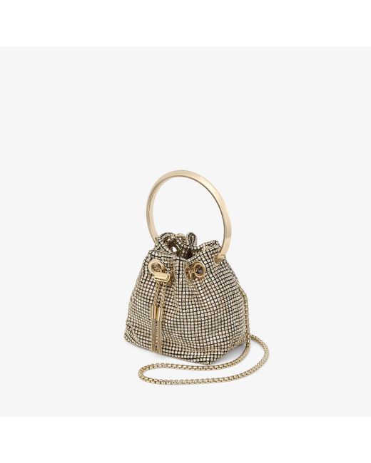 Jimmy Choo Metallic Micro Bon Bon