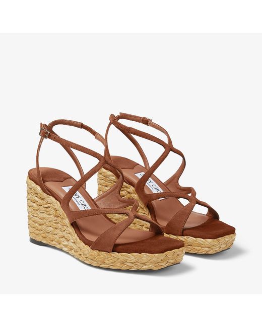 Jimmy Choo Brown Ayla 85