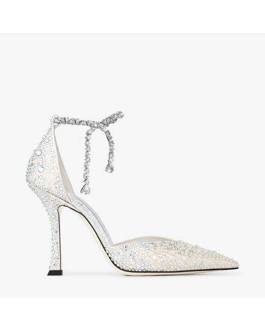 Jimmy Choo White Stevie 100