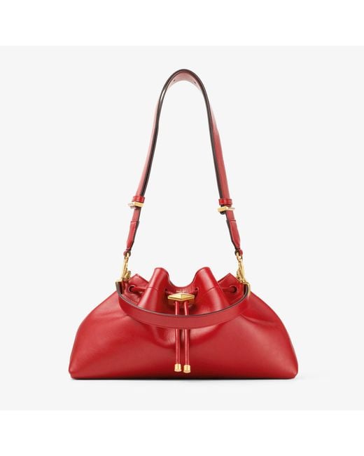 Jimmy Choo Red Cinch Medium