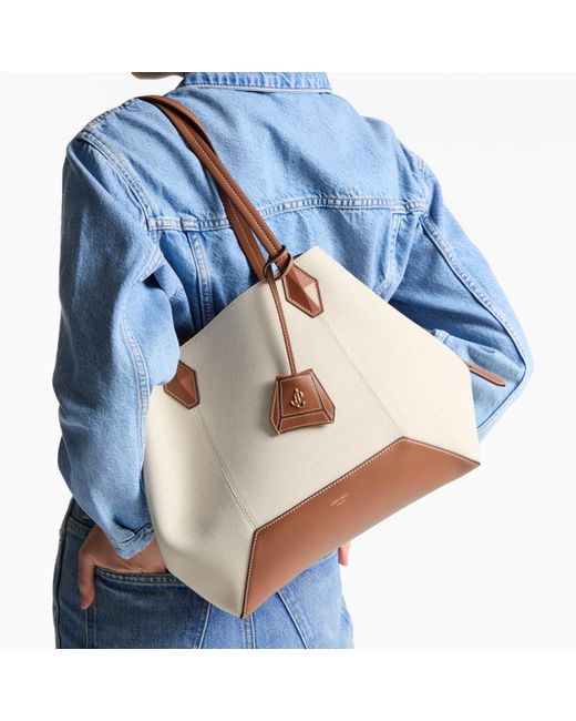 Jimmy Choo Natural Diamond Tote Medium