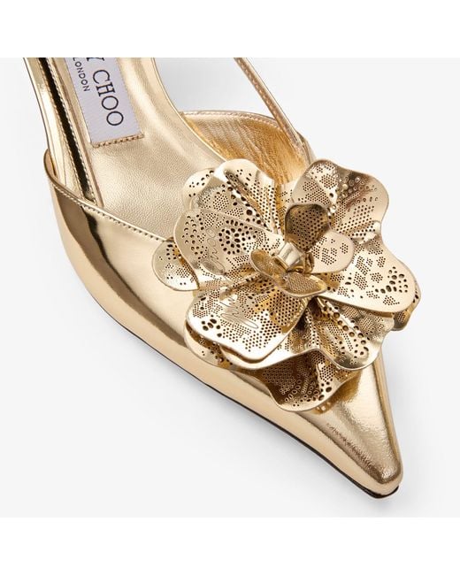 Jimmy Choo Natural Mimmi Sling Back 50