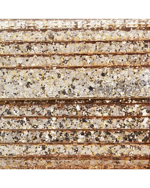 Jimmy Choo Metallic Sweetie Glitter Clutch Bag