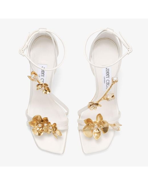 Jimmy Choo Metallic Zea 95