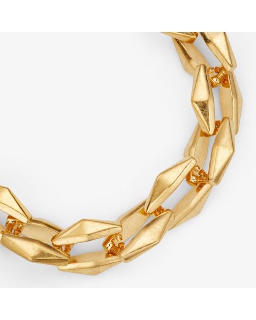 Jimmy Choo Metallic Diamond Chain Bracelet