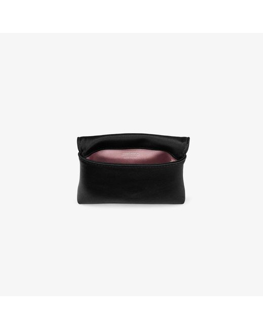 Jimmy Choo Red Soft Card Holder With Chain