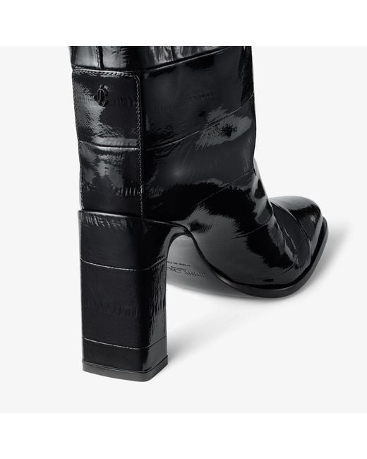 Jimmy Choo Black Caly Over The Knee 85