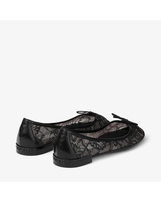 Jimmy Choo Black Scarlett Ballerina
