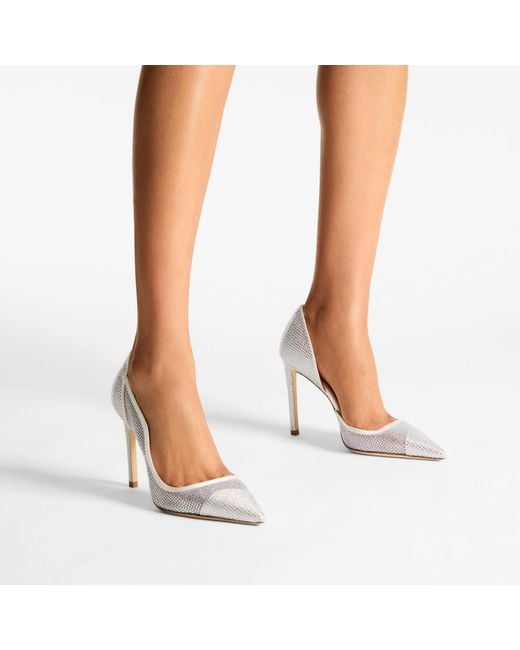Jimmy Choo White Brigitte 100