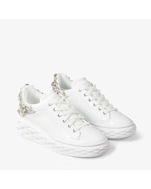 Jimmy Choo White Diamond Maxi F Ii