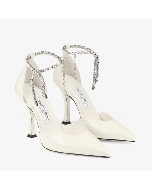 Jimmy Choo White Stevie 100