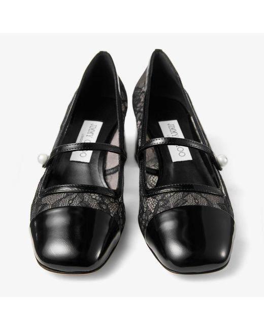 Jimmy Choo Black Elisa 45