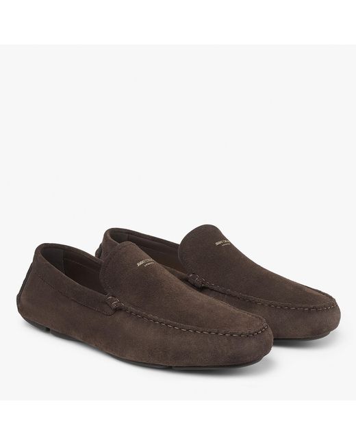 Jimmy Choo Brown Stanly Driver for men