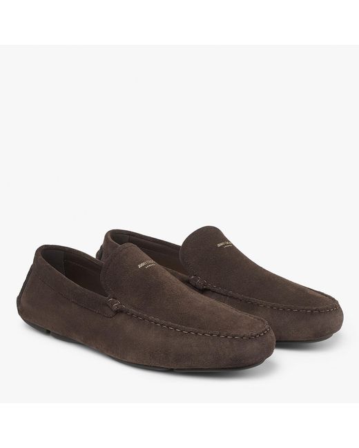 Jimmy Choo Brown Stanly Driver for men