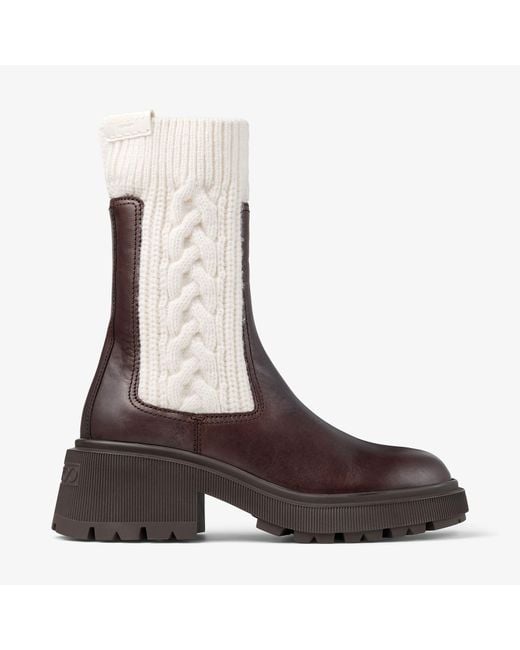 Jimmy Choo Brown Tamia Flat