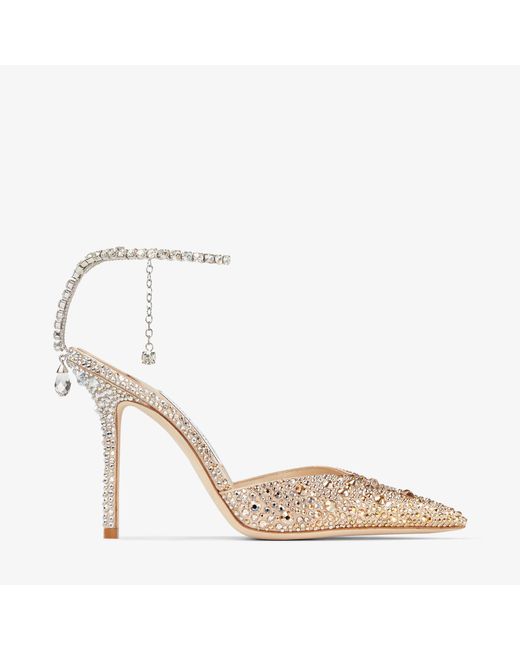 Jimmy Choo Metallic Saeda 100