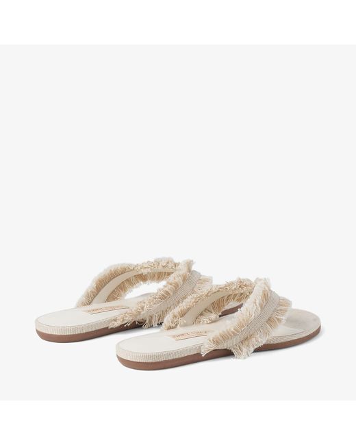 Jimmy Choo Natural Bay Flat