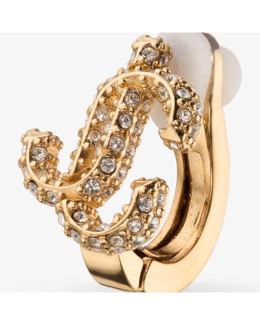 Jimmy Choo Metallic Jc Clip On